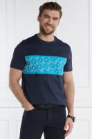 T-shirt EMPIRE STRIPE | Regular Fit Michael Kors granatowy