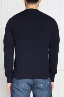 светр | regular fit Alexander McQueen темно-синій