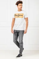 T-shirt CHARING | Slim Fit Pepe Jeans London ash gray