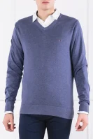 Sweter | Regular Fit Tommy Hilfiger niebieski