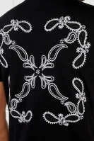 T-shirt BANDANA | Slim Fit OFF-WHITE black