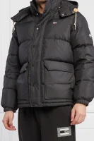 пухова куртка | regular fit Tommy Jeans чорний