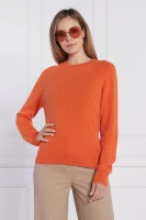 кашеміровий светр | regular fit Samsøe Samsøe помаранчевий