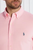 Koszula | Regular Fit | pique POLO RALPH LAUREN różowy