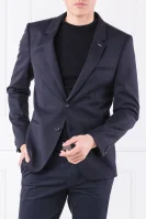 Wool blazer Arti184F3 | Extra slim fit HUGO navy blue
