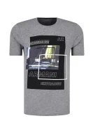 T-shirt | Slim Fit Armani Exchange szary