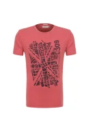 T-shirt Ganton Pepe Jeans London czerwony