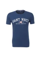 T-shirt Gant granatowy