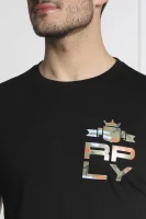 футболка | regular fit Replay чорний