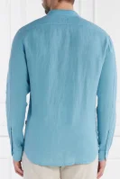 Lniana koszula Race | Regular Fit BOSS ORANGE niebieski