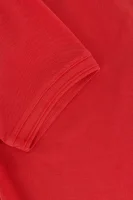 Polo Prime | Slim Fit | pique BOSS ORANGE czerwony