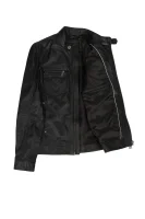 Leather Jacket GUESS black