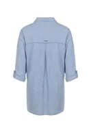 Relaxed Shirt GUESS baby blue
