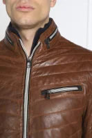 Skórzana kurtka Damiano | Regular Fit Milestone brązowy