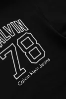 Bluzka Tyka | Regular Fit CALVIN KLEIN JEANS czarny