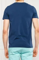 T-shirt ORIGINAL STRETCH V | Slim Fit Pepe Jeans London granatowy