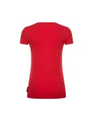 T-shirt | Regular fit Emporio Armani czerwony