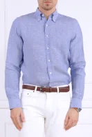 Lniana koszula | Regular Fit Oscar Jacobson niebieski