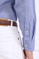 Linen shirt | Regular Fit Oscar Jacobson blue