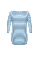 Bluzka Tamarini | Regular Fit BOSS ORANGE błękitny