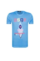 T-shirt | Slim Fit Dsquared2 niebieski