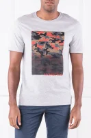 T-shirt Camouflage | Regular Fit Michael Kors szary