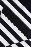 Sweter LS RN striped thiago GUESS granatowy