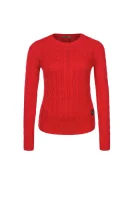 Sweter Sable | Slim fit CALVIN KLEIN JEANS czerwony