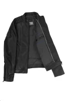 Leather jacket Macer CALVIN KLEIN JEANS black