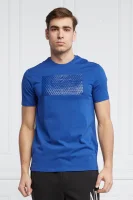 футболка | slim fit Armani Exchange голубий