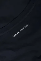 T-shirt | Regular Fit | pima Armani Exchange granatowy
