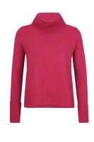 Wool turtleneck | Relaxed fit | with addition of cashmere TWINSET raspberry