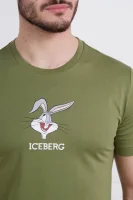 T-shirt ICEBERG X LOONEY TUNES | Regular Fit Iceberg zielony