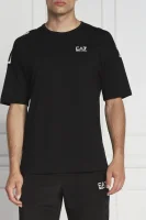T-shirt | Regular Fit EA7 czarny