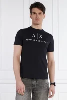 футболка | slim fit Armani Exchange темно-синій