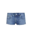 Szorty CUPID ZIP | low waist | Slim Fit Pepe Jeans London niebieski