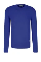 Sweter | Regular Fit | z dodatkiem wełny Calvin Klein niebieski