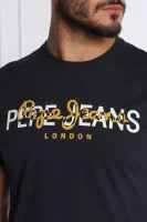 T-shirt THIERRY | Regular Fit Pepe Jeans London granatowy