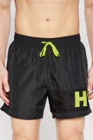 Шорти для плавання + рушник + рюкзак CRUISE | Regular Fit Hugo Bodywear чорний