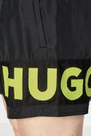 Szorty kąpielowe + ręcznik + plecak CRUISE | Regular Fit Hugo Bodywear czarny