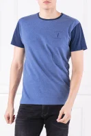T-shirt | Classic fit Hackett London niebieski