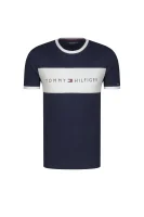 T-shirt Cn tee ss logo | Regular Fit Tommy Hilfiger granatowy