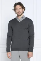 woolen sweater | slim fit Stenströms gray