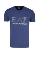 T-shirt | Slim Fit EA7 granatowy