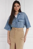 Jeansowa koszula | Oversize fit DONDUP - made in Italy niebieski