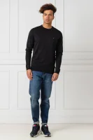 Sweater Core | Regular Fit | with addition of silk Tommy Hilfiger black