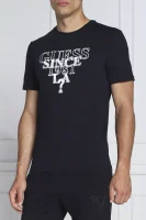 футболка blurry | slim fit GUESS темно-синій