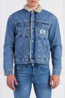 Джинсова куртка REGULAR 90S SHERPA DENIM JACKET | Regular Fit CALVIN KLEIN JEANS голубий