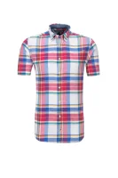 Shirt Amiston | Fitted fit | with addition of linen Tommy Hilfiger red