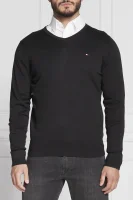Sweater core | Regular Fit | with addition of silk Tommy Hilfiger black